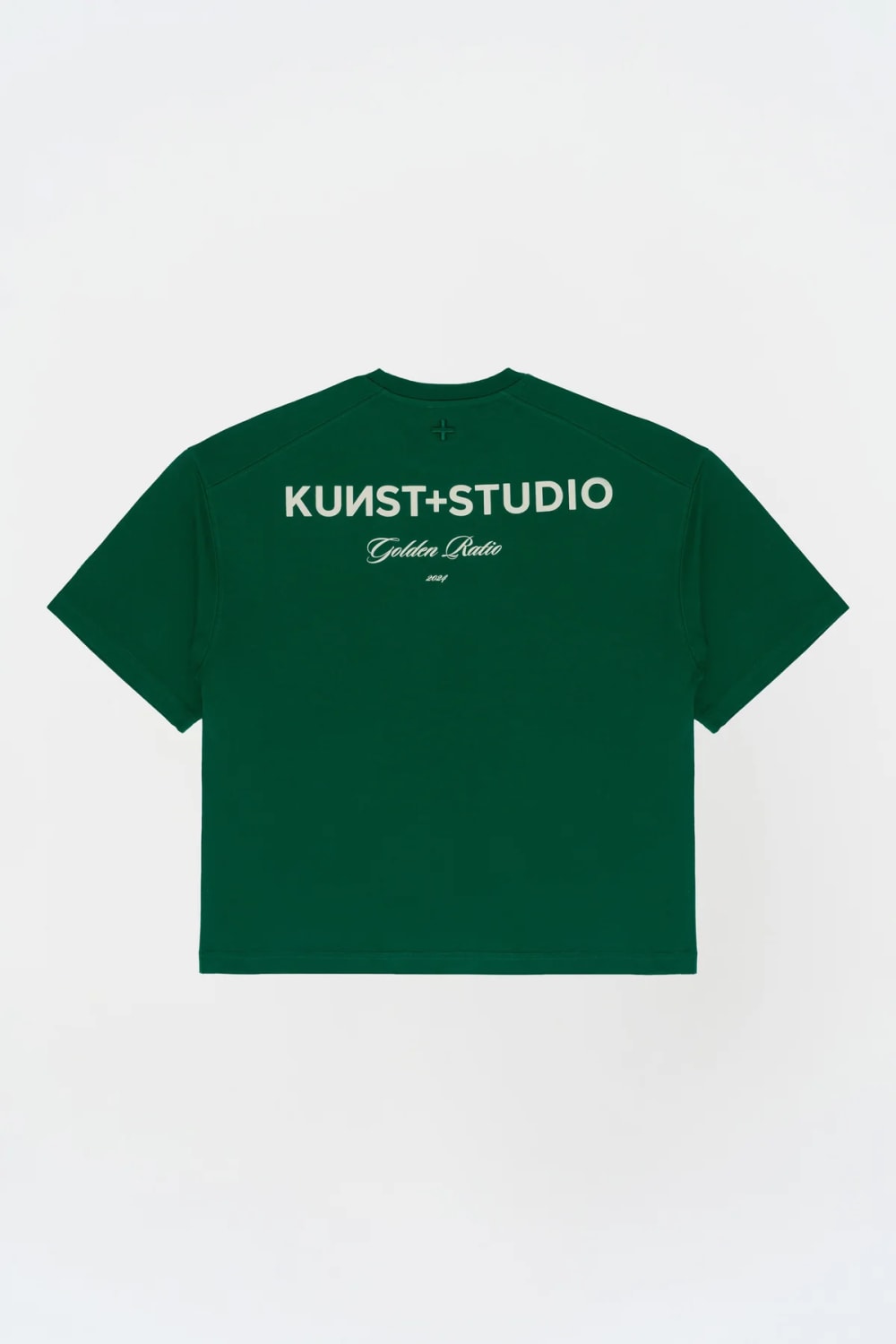 Kısa Kollu Baskılı Box Fit Yeşil T-Shirt - 0