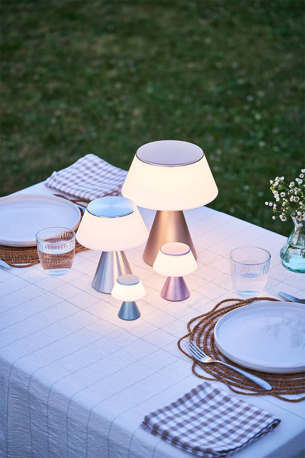 Luma Xl Led Lamba Metalik Gri - 3