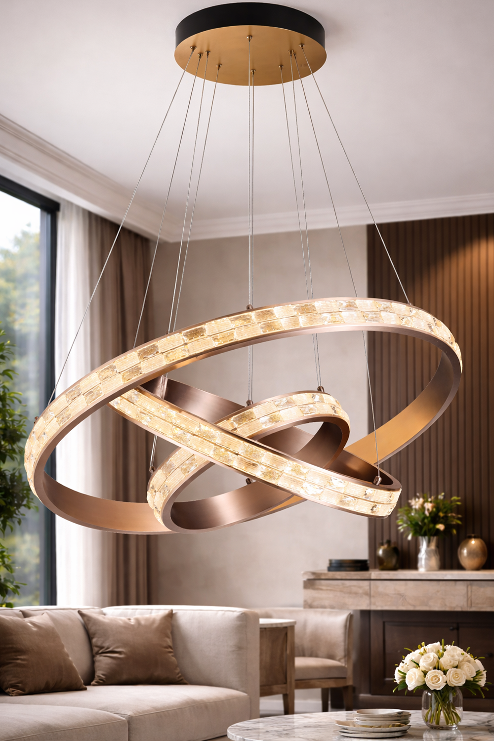 Sarkit 3l Krom D80+60+40 Cm Led 240w - 1