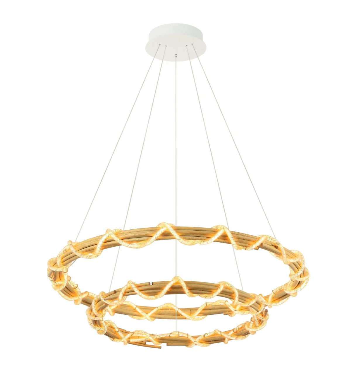 Sarkit 2l Kahverengi Ø85xh8,8 Cm Ø65xh8,8 Cm Led 57w Led 73w=130w 3000k - 0