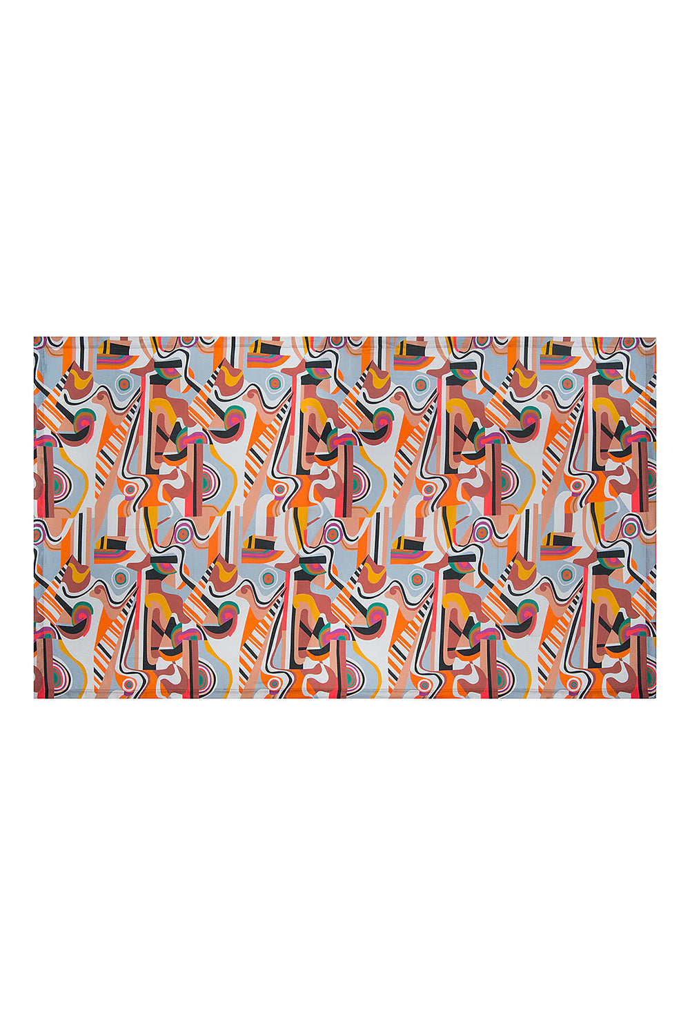 Delta Linen Abstract Printed Tablecloth Sunset - 0