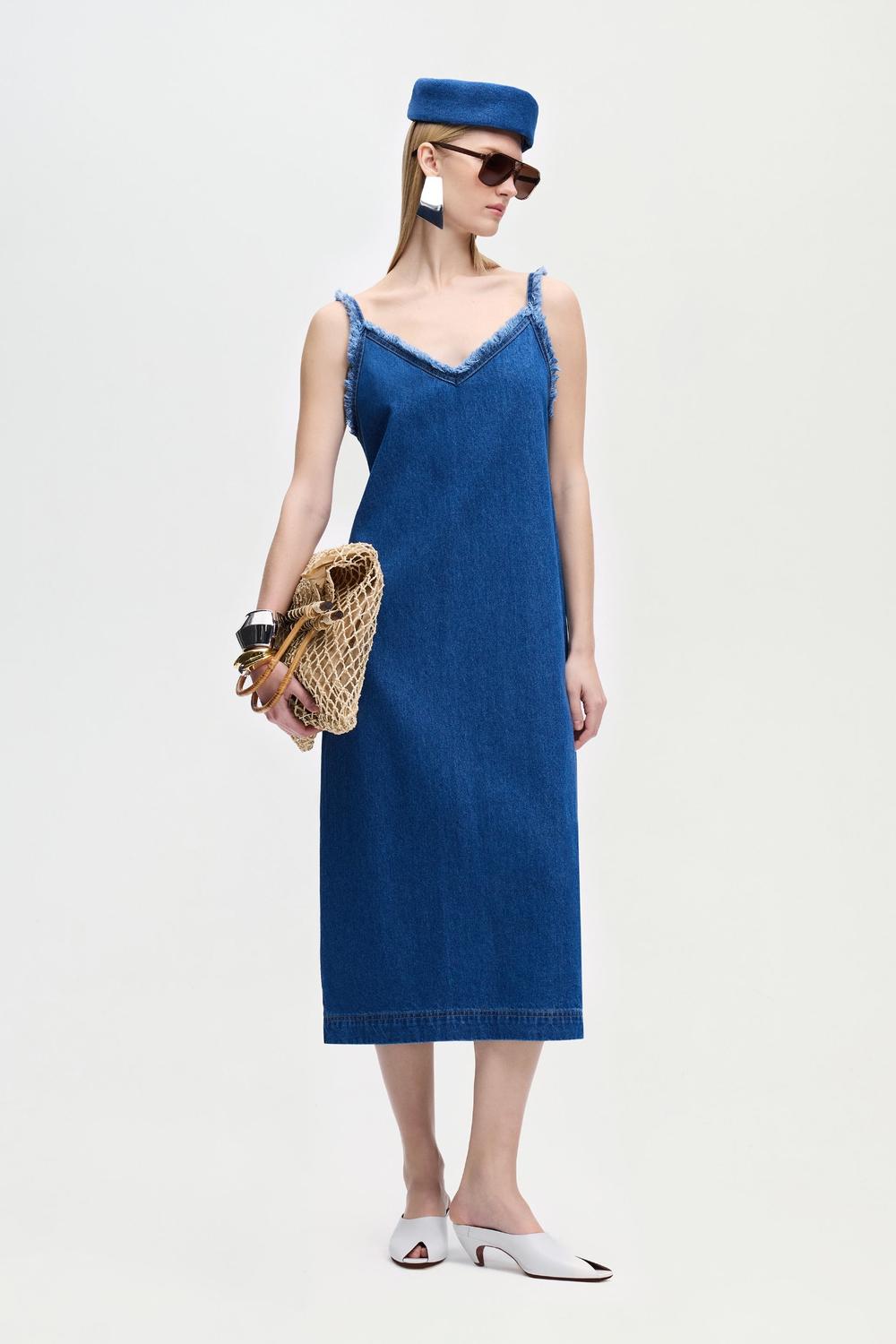 Denim Elbise - 5