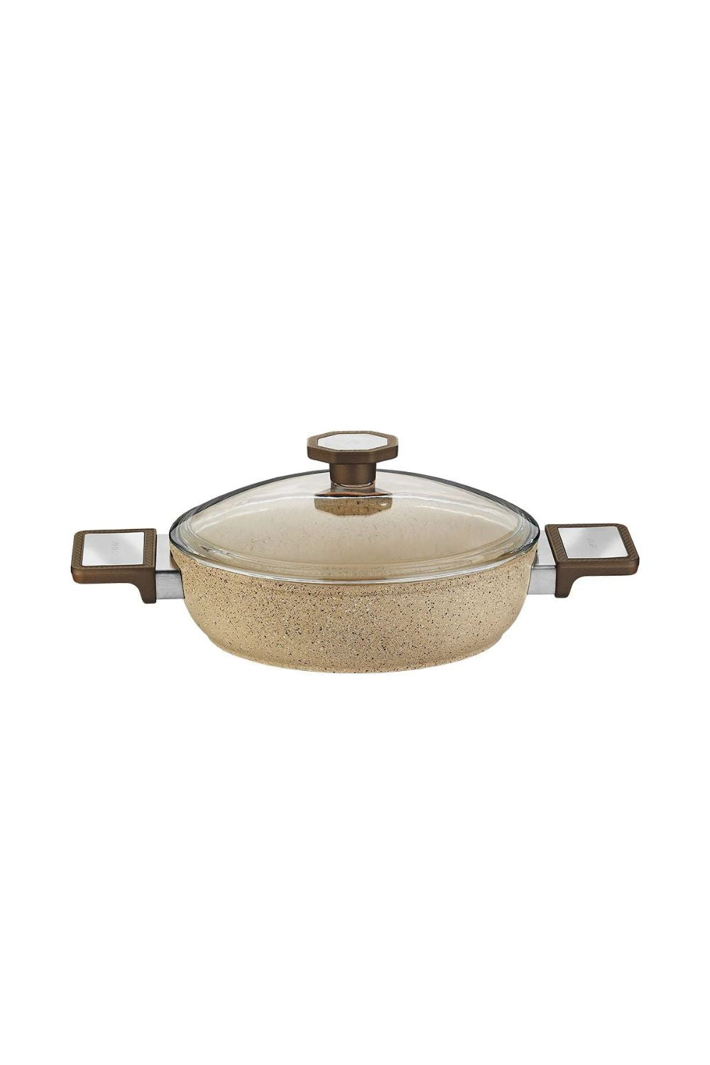 Aryıldız Vortex Cappuccino 7 Parça Granit Tencere Seti Ar260210 - 3
