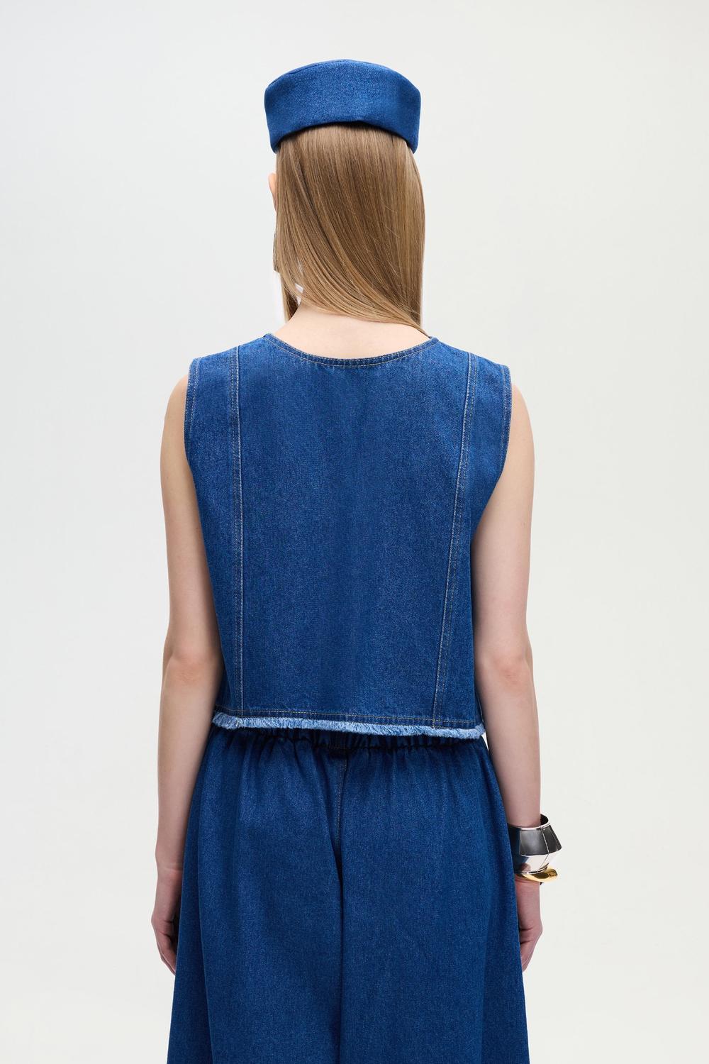 Denim Yelek - 6