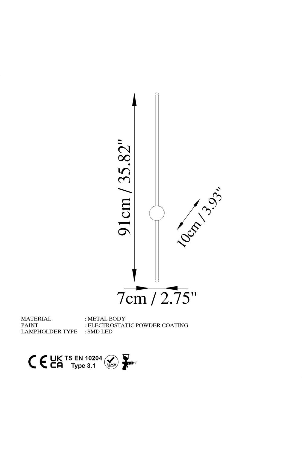Marigolda 13484 Led Aplik Duvar Aydınlatma - 8
