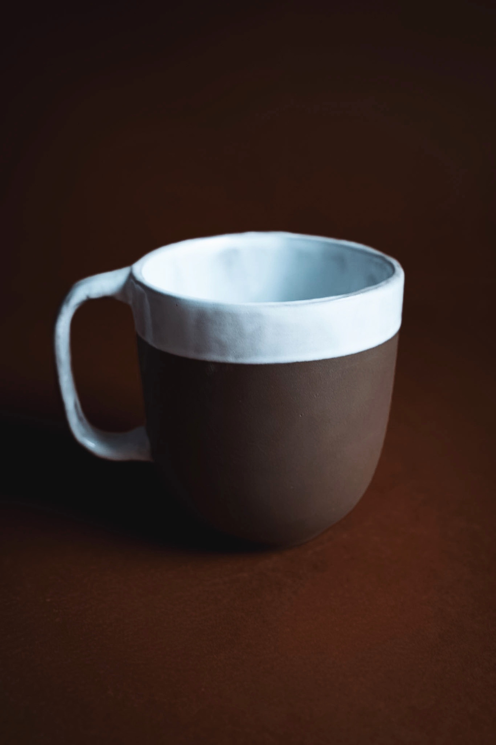 Gibson Stoneware Bardak – Kahve & Beyaz - 1