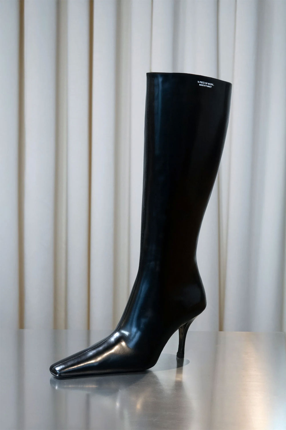Printed Leather Boots - 0