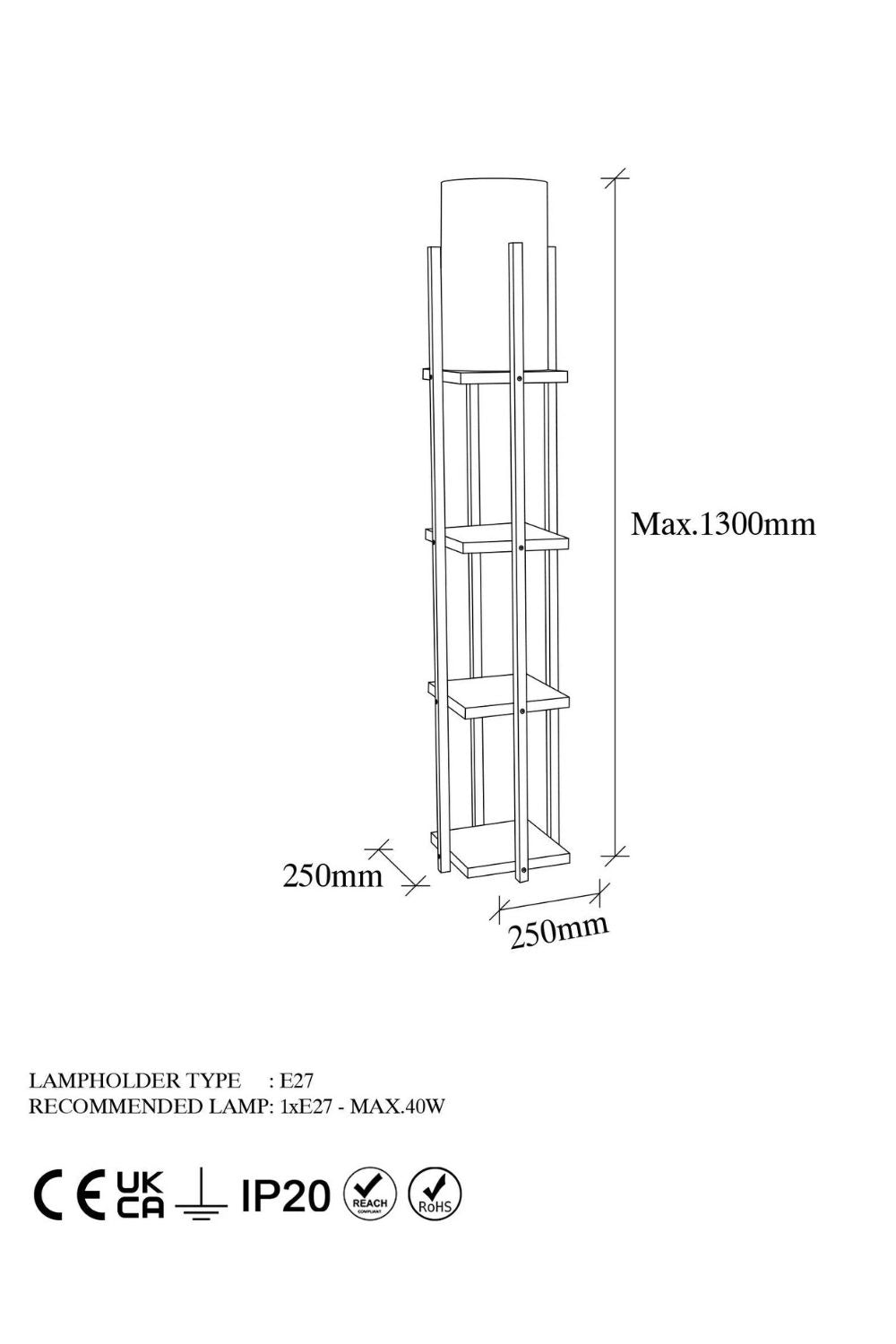 Shelflamp-7120 Abajur Lambader Aydınlatma - 5