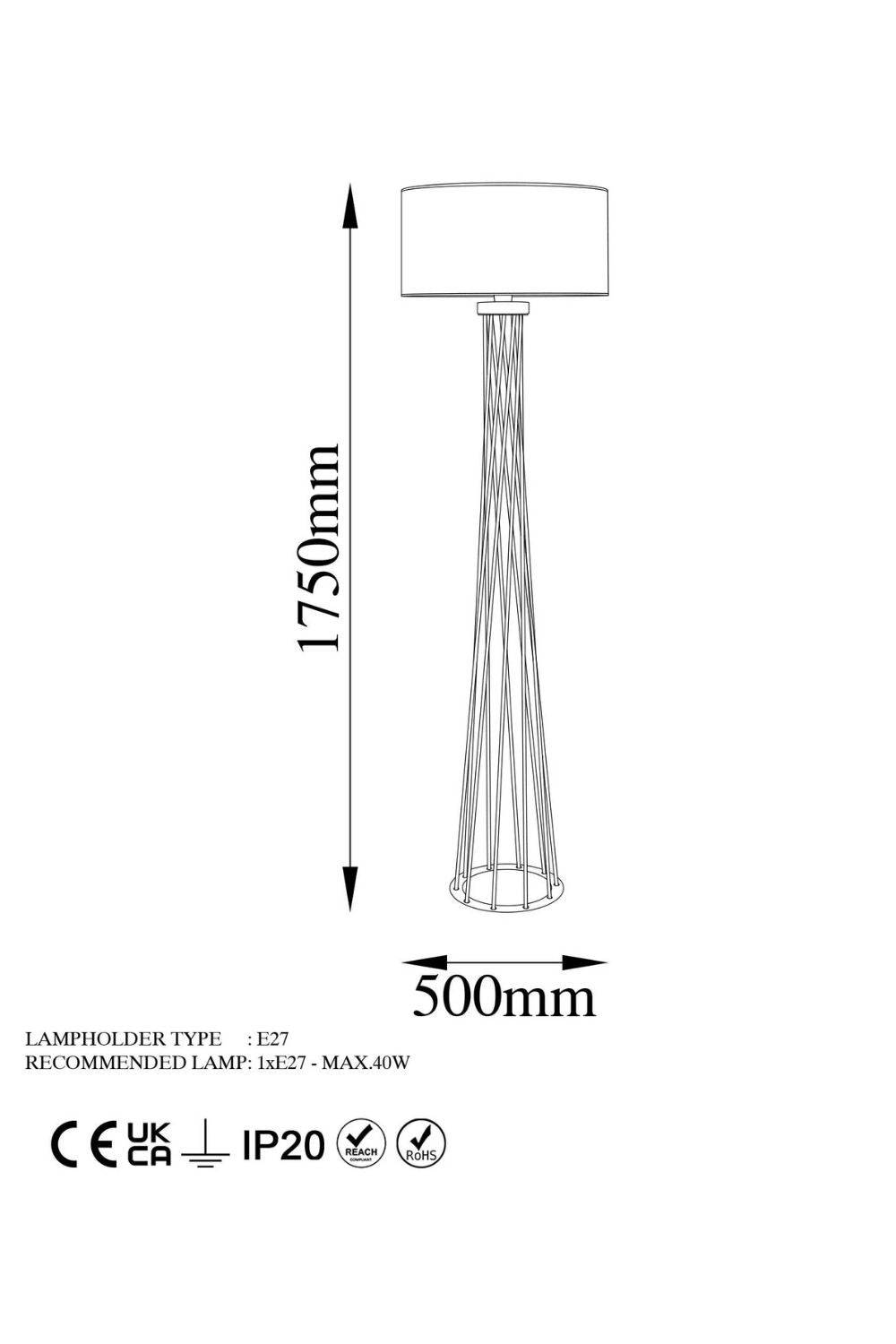 Creekara 13470 Abajur Lambader Aydınlatma - 7