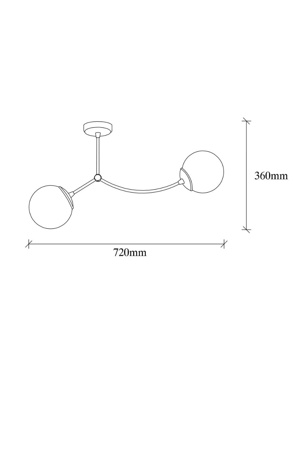 Delphara 1011 Cam Avize Aydınlatma - 5