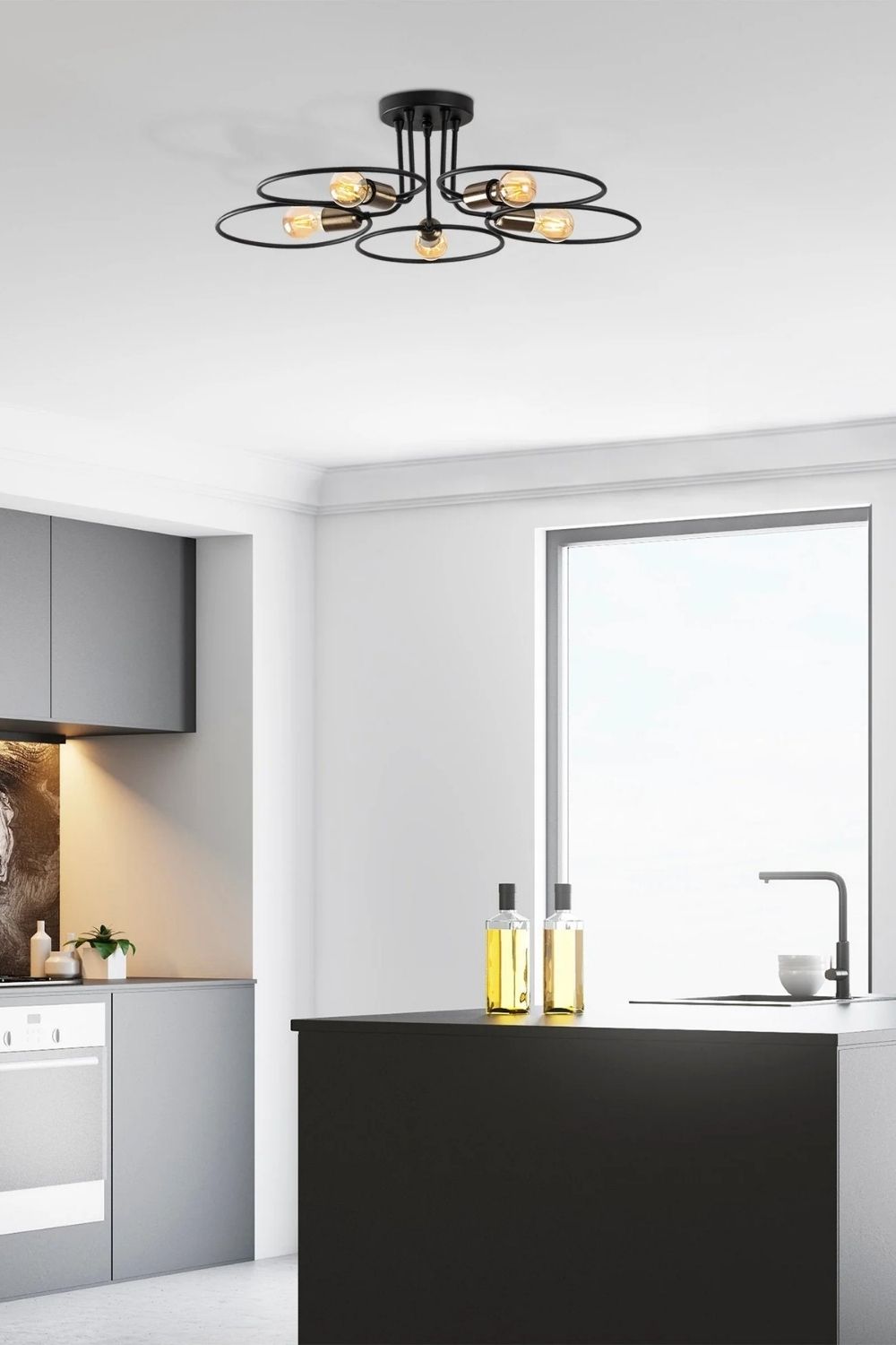 Steppara 1346 Rustik Plafonyer Aydınlatma - 4