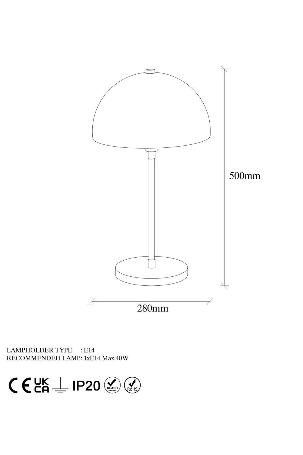 Rosara 10857 Sıvama Masa Lambası Aydınlatma - 3