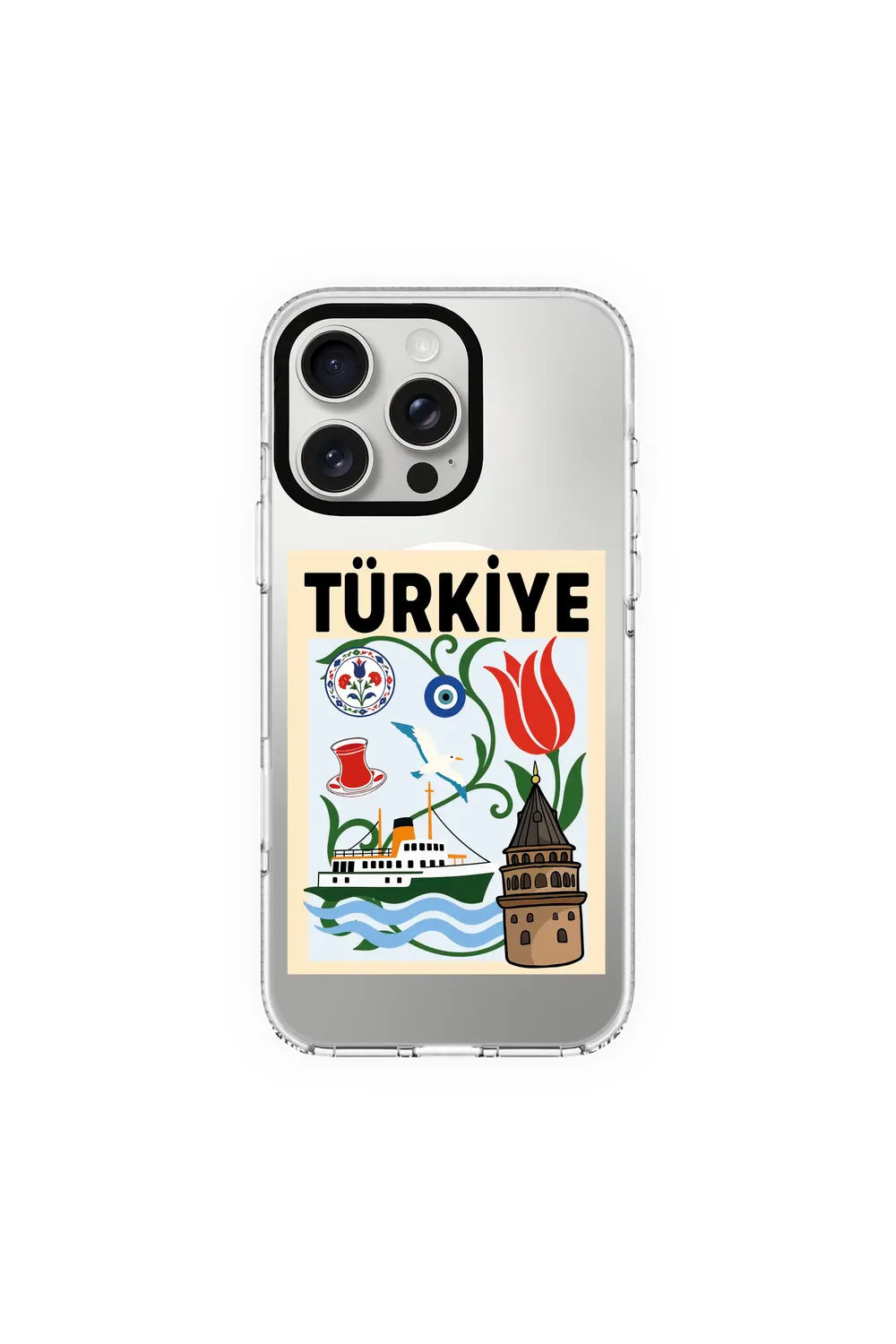 I Am Turkish-Clear Kılıf Magsafe Özellikli - Iphone 16 Pro - 0