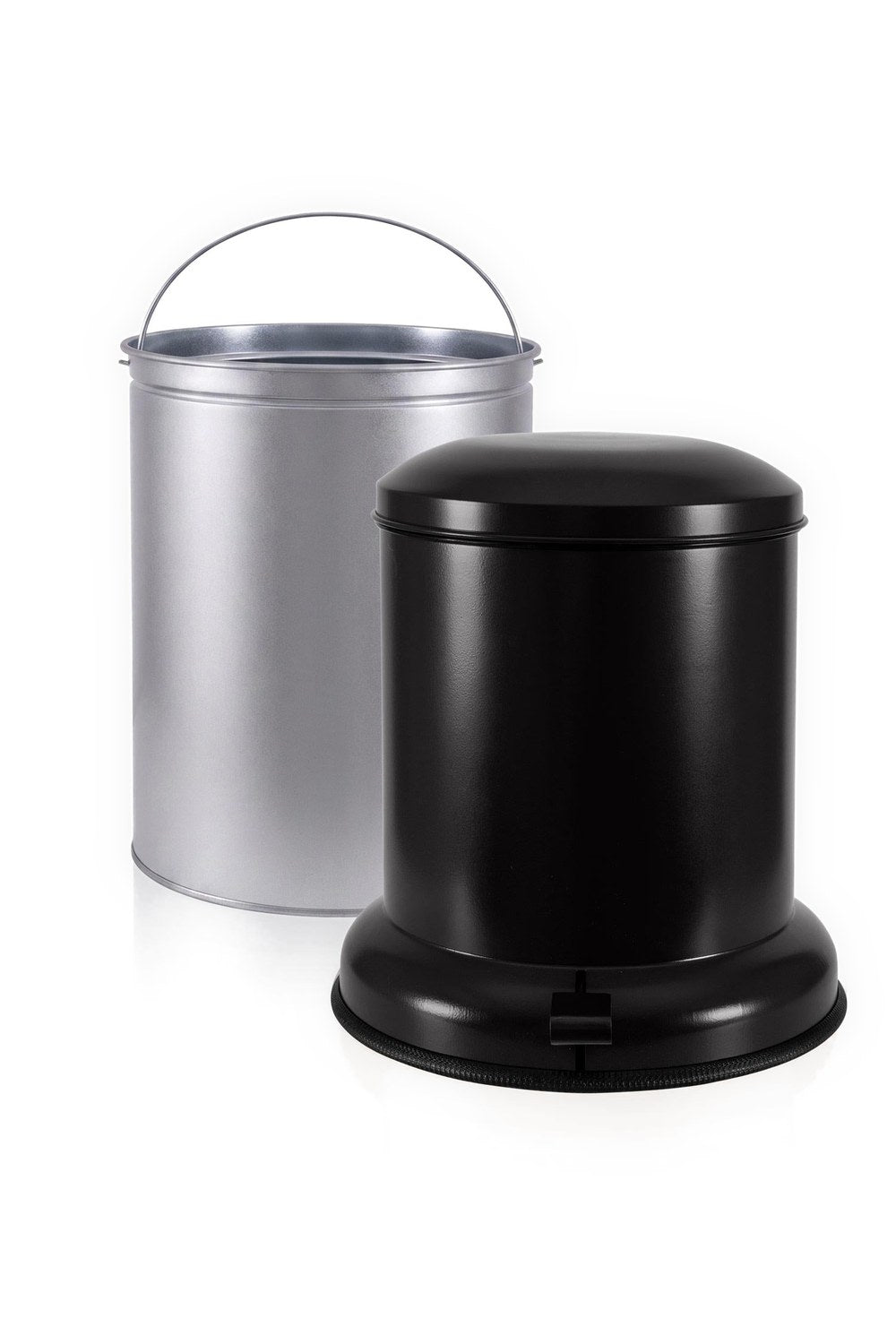 Metal Pedallı Çöp Kovası Siyah 20 Lt - 2