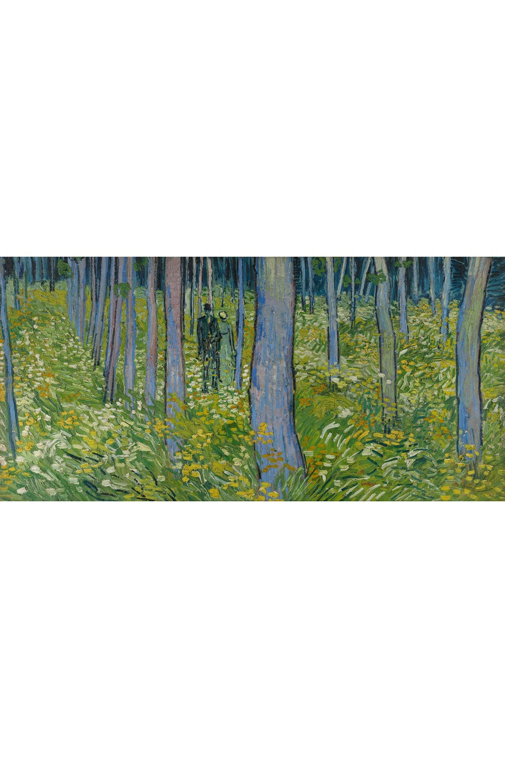 Vincent Van Gogh - İki Figürle Orman Altı - 1