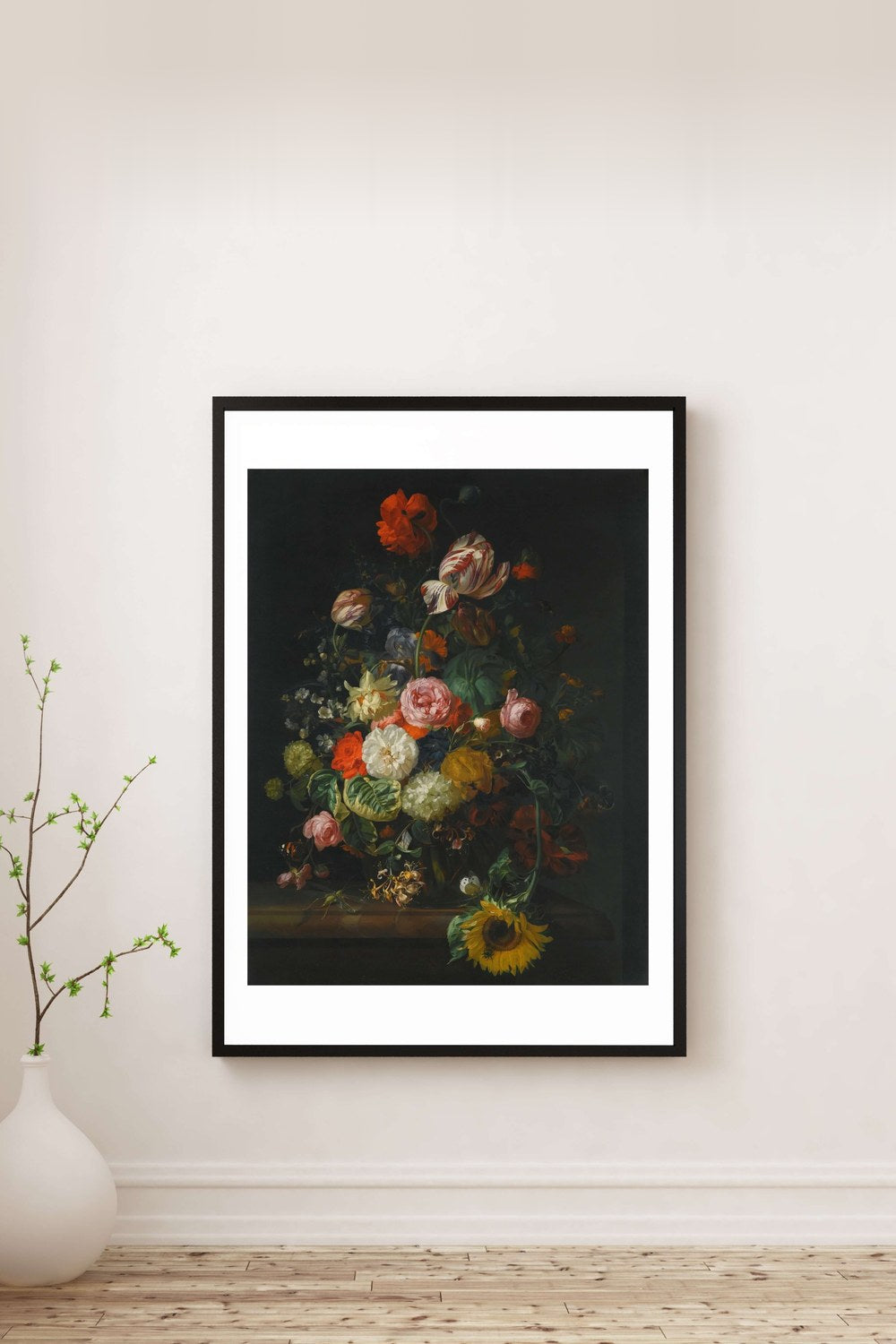 Rachel Ruysch - Çiçekli Natürmort - 2