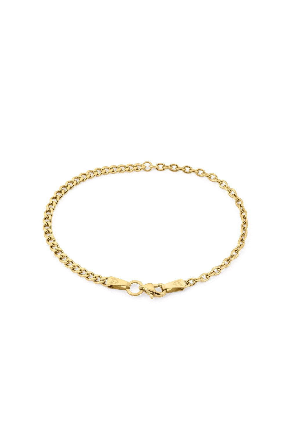 Kablo Ve Gurmet Zincir Bileklik, Gold - 1