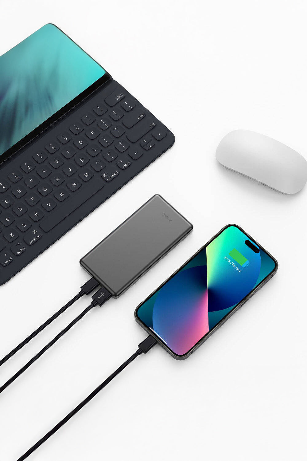 Wi-P013 Slim Serisi İnce Powerbank, 10000 Mah 22.5w - 6