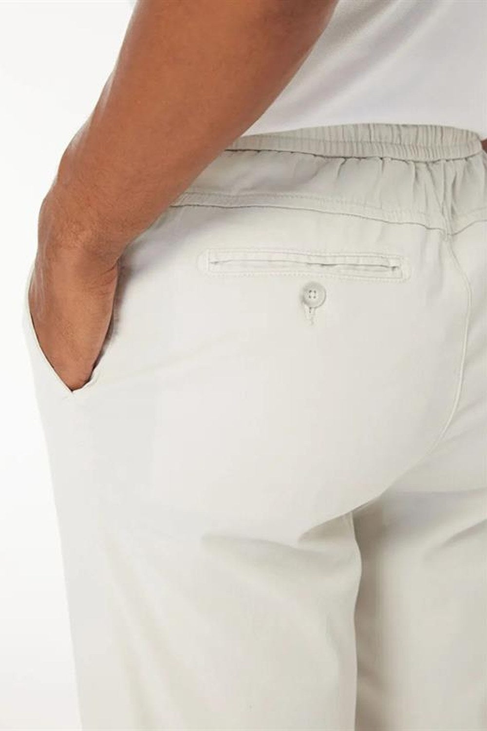 Beli Lastikli Ve Kordonlu Jogger Erkek Pantolon - 0