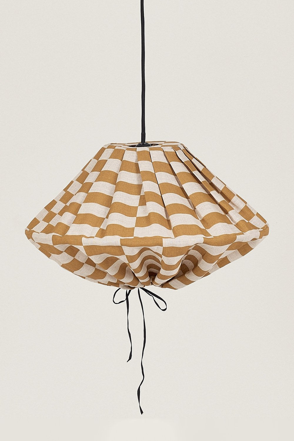 Yumi Aydınlatma Şapkası, 50 Cm Çap, Mustard Tiles - 0