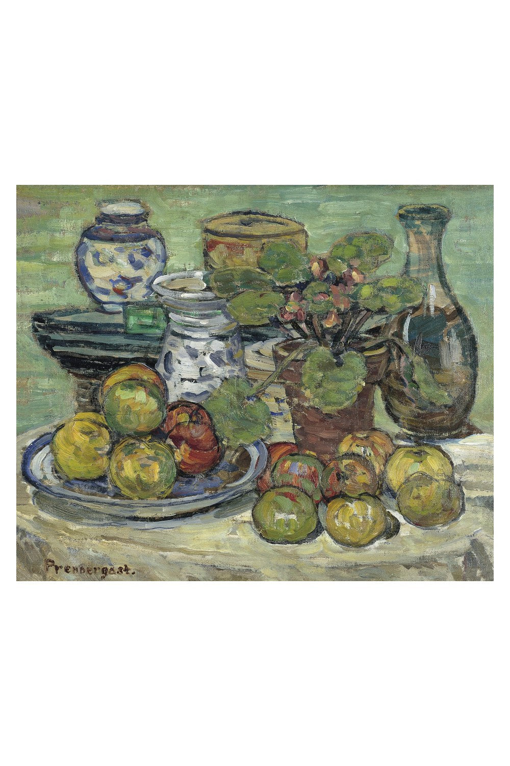 Maurice Prendergast - Elmalı Natürmort - 4