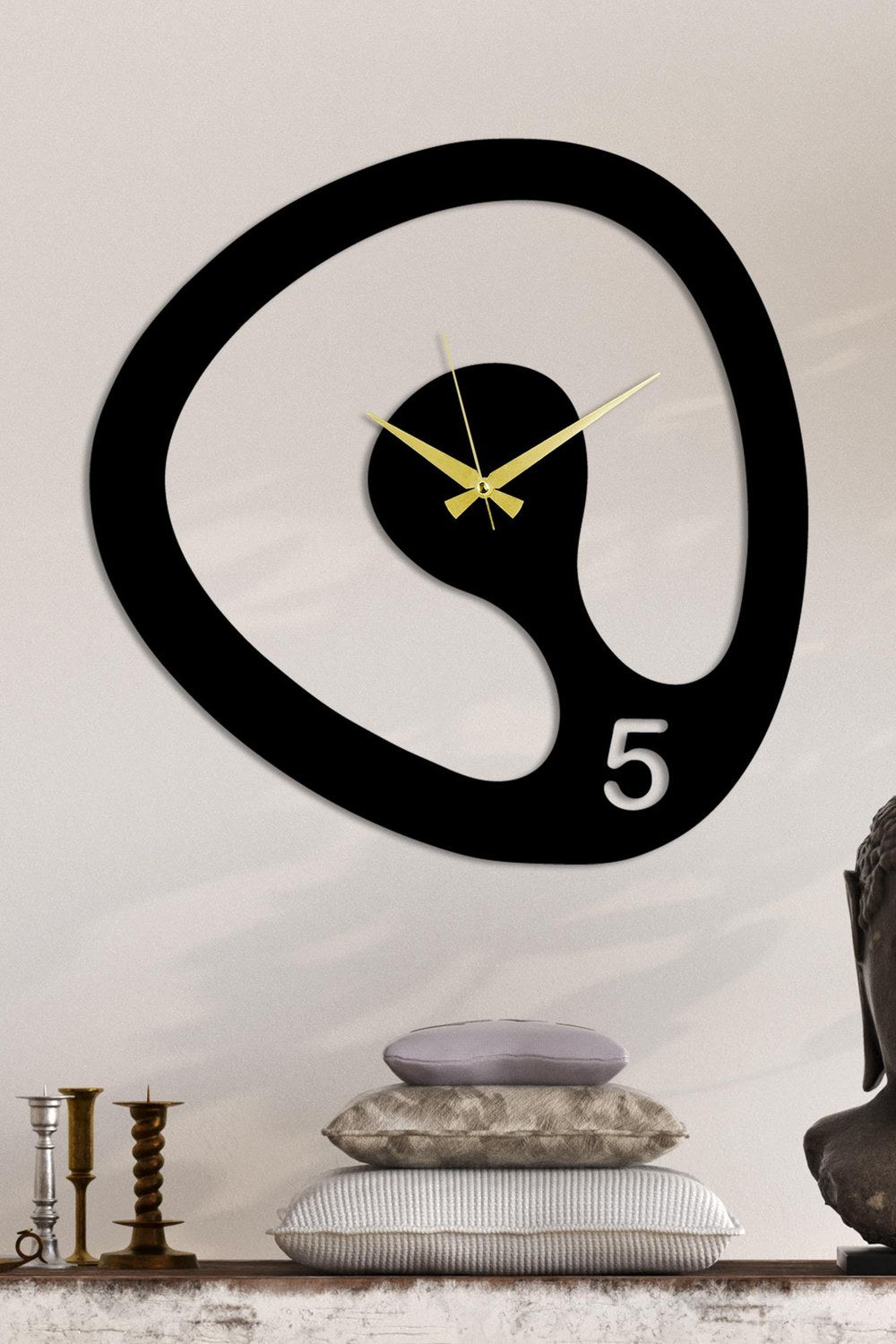 Watch-81 Dekoratif Metal Duvar Saati - 0
