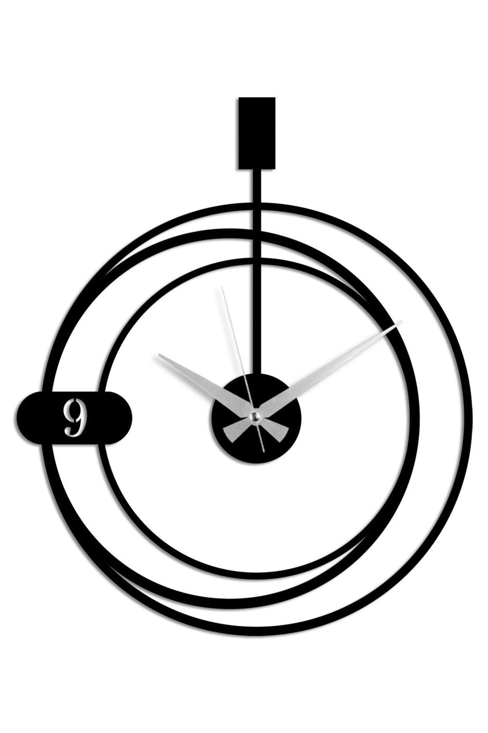 Watch-059 Dekoratif Metal Duvar Saati - 4