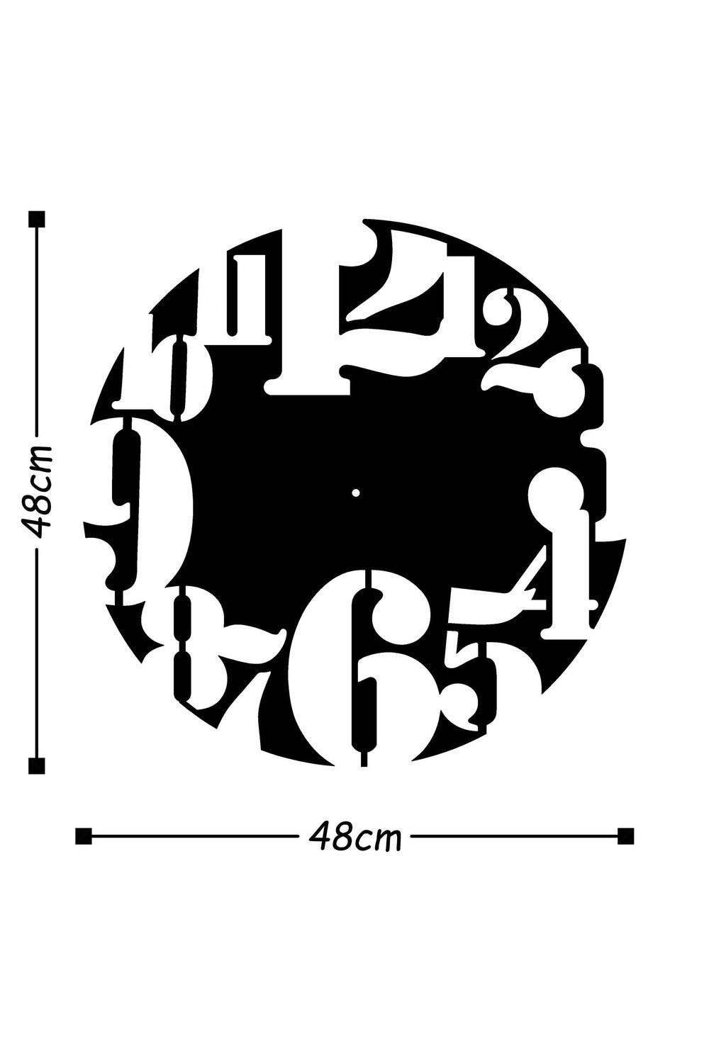 Watch-001 Dekoratif Metal Duvar Saati - 2