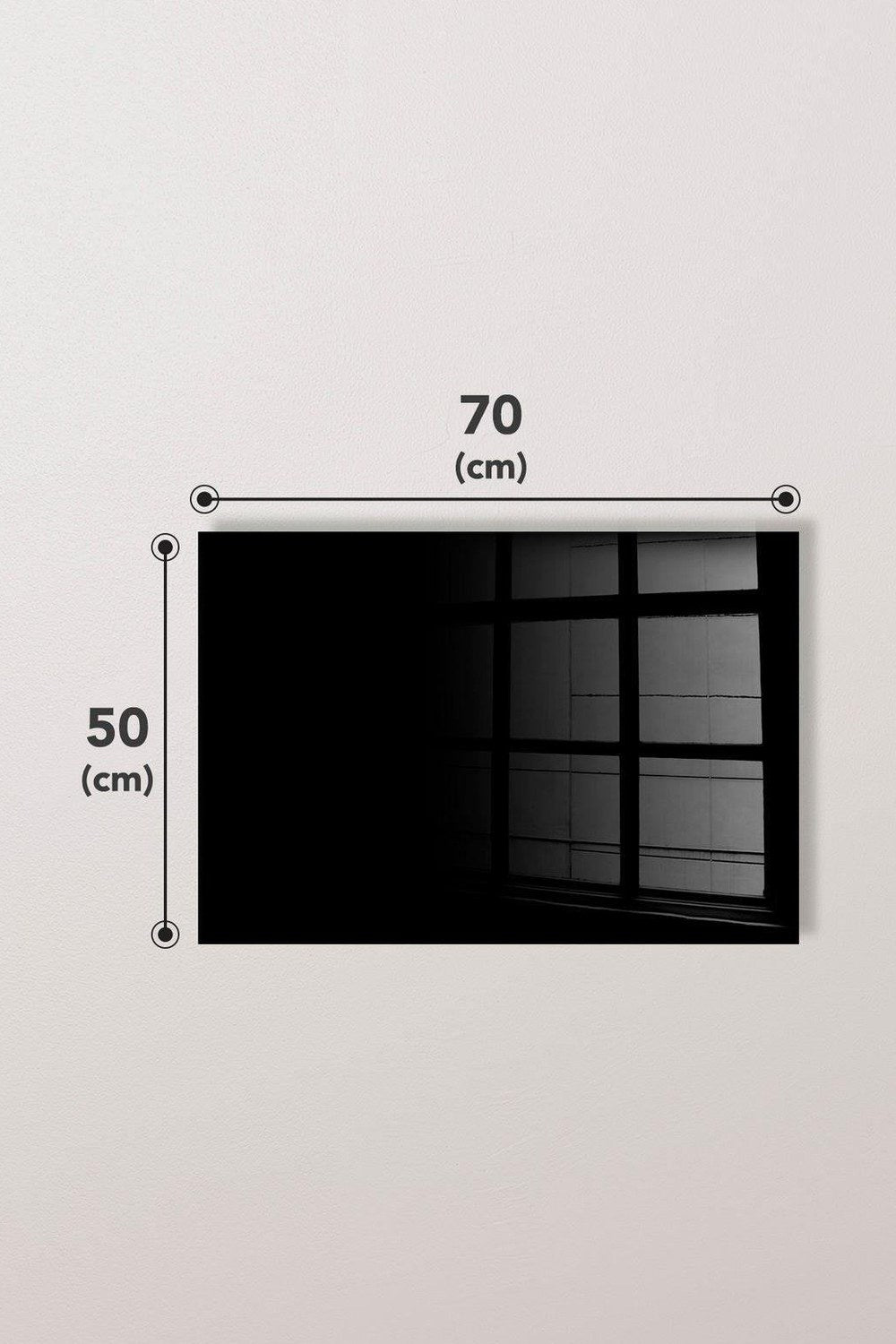 Uv-608 Baskılı Cam Dikdörtgen Duvar Tablosu - 2