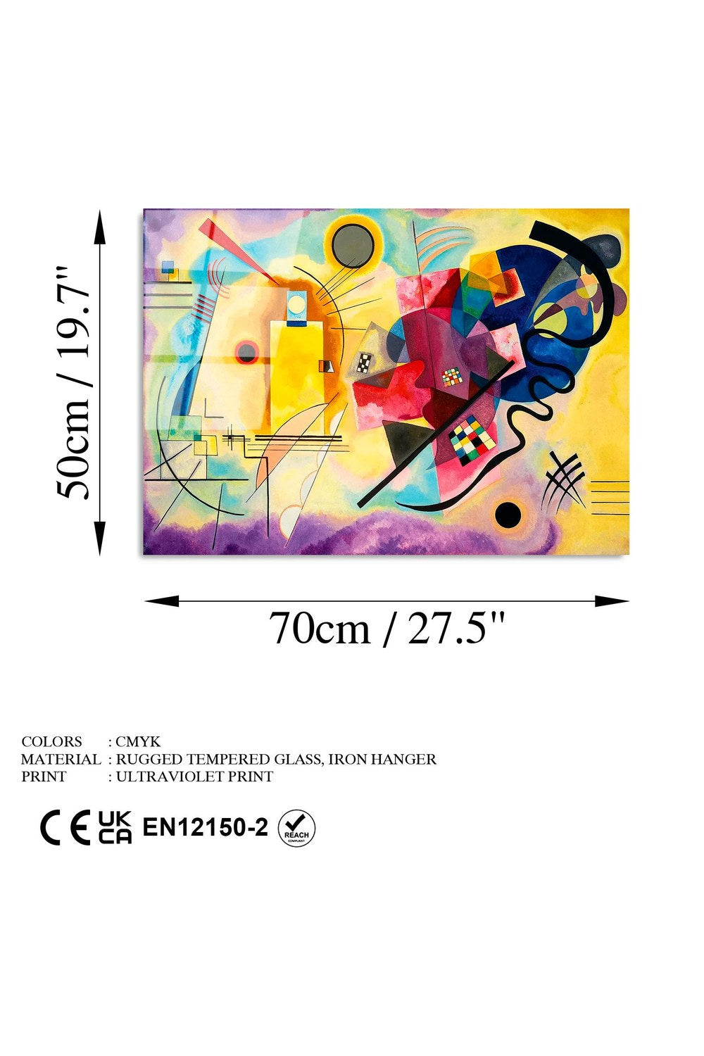 Uv-413 Baskılı Cam Dikdörtgen Duvar Tablosu - 7