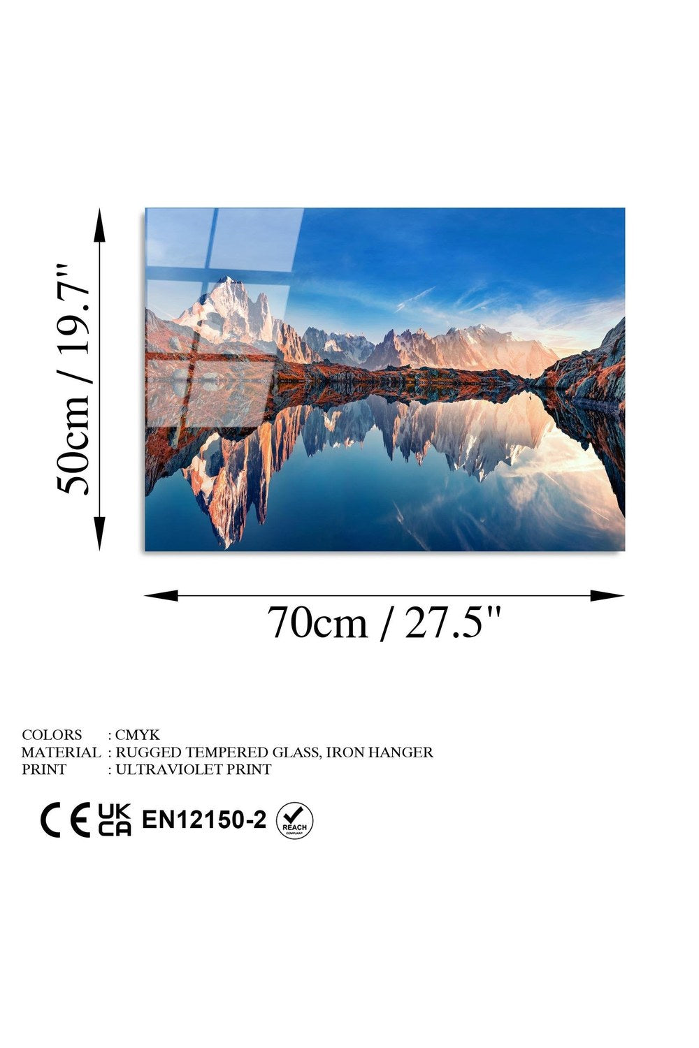 Uv-329 Baskılı Cam Dikdörtgen Duvar Tablosu - 7