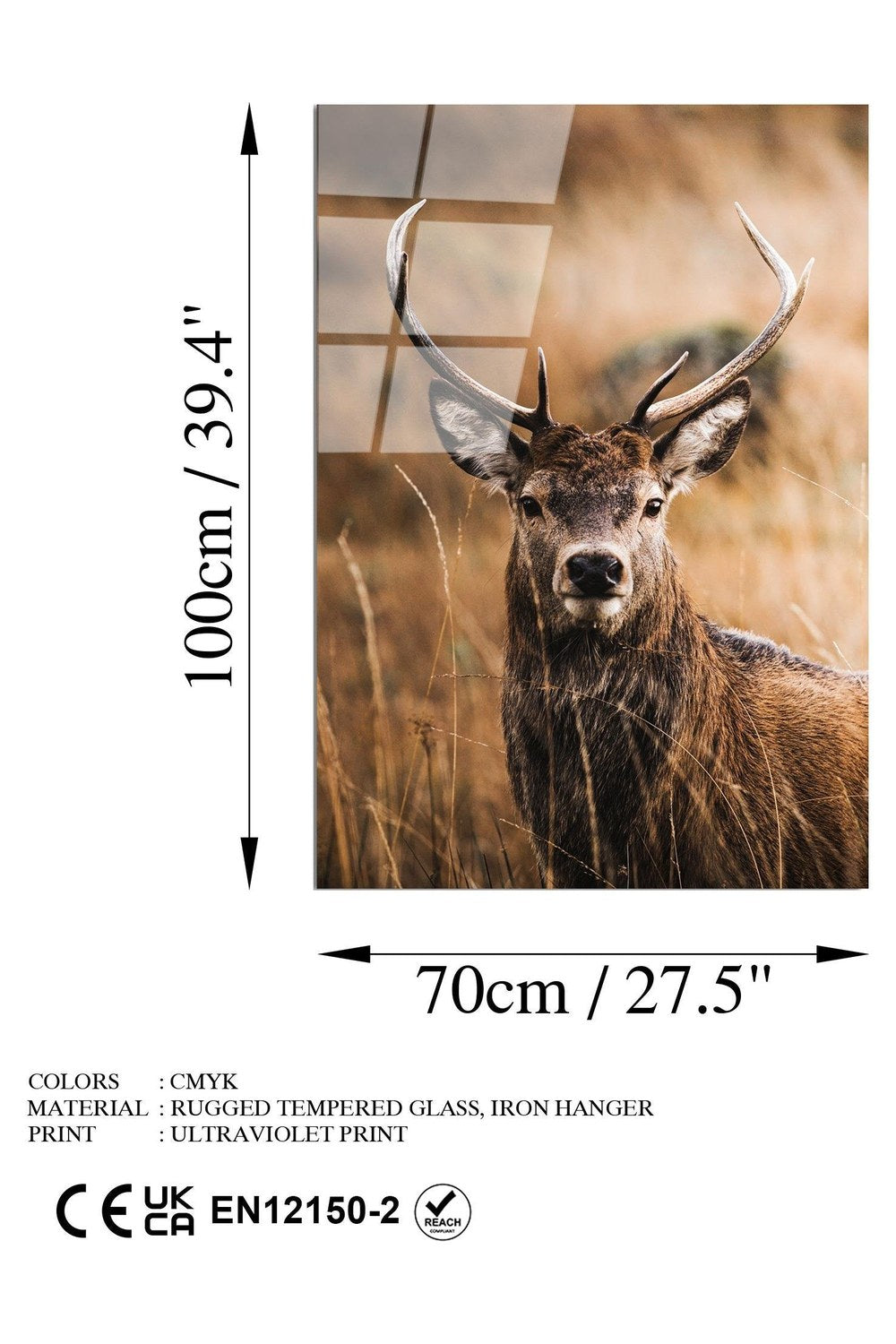 Uv-147 Baskılı Cam Dikdörtgen Duvar Tablosu - 7