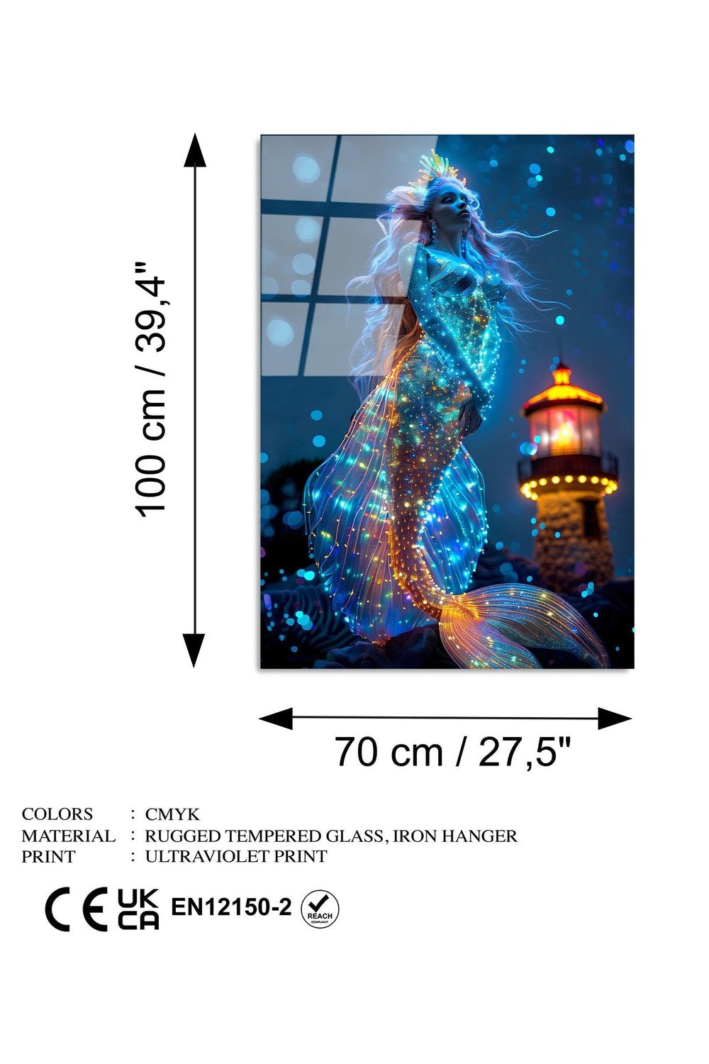 Uv-1180 Baskılı Cam Dikdörtgen Duvar Tablosu - 7