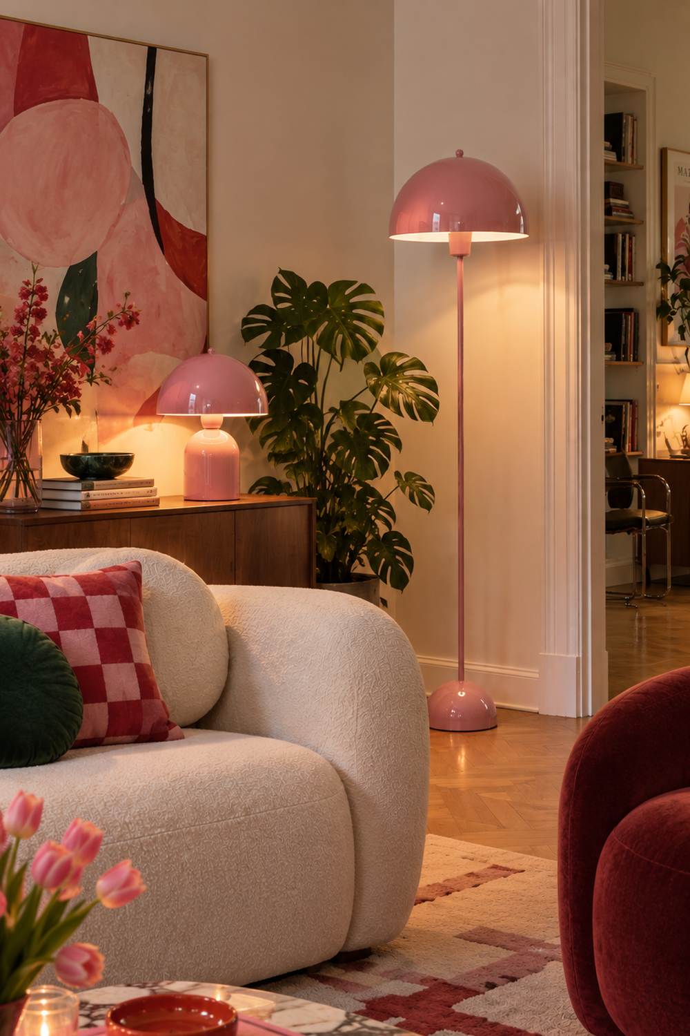 Soho Soft Pembe Metal Lambader - 2