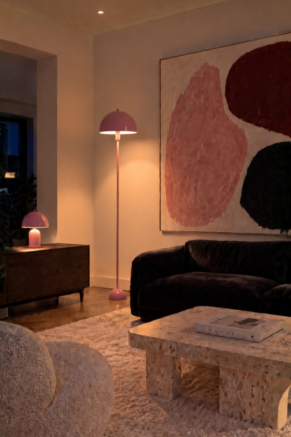 Soho Soft Pembe Metal Lambader - 3