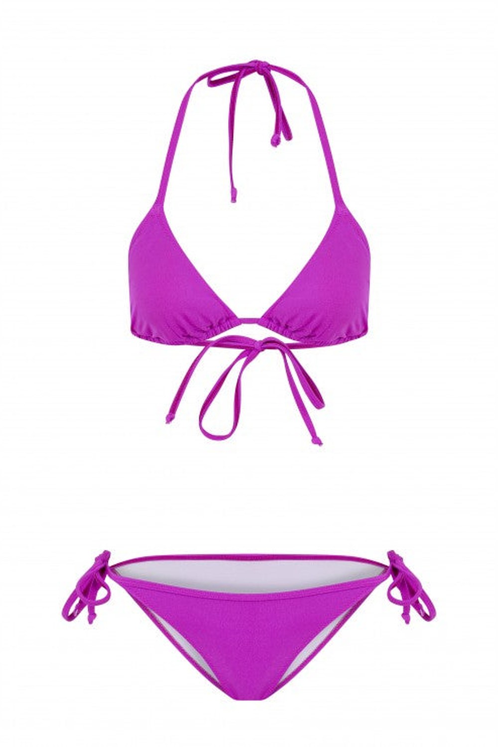 Üçgen Bikini Takım, Mor - 0
