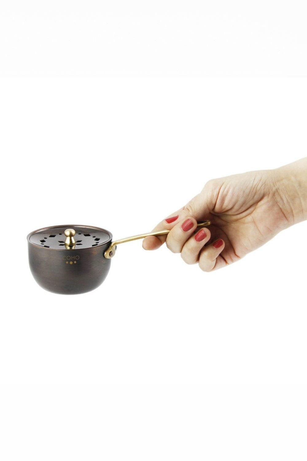 Coho Box Antique Tütsü Gezdirme Çanağı & Üzerlik & Adaçayı & Lavanta Hediye Seti - 3