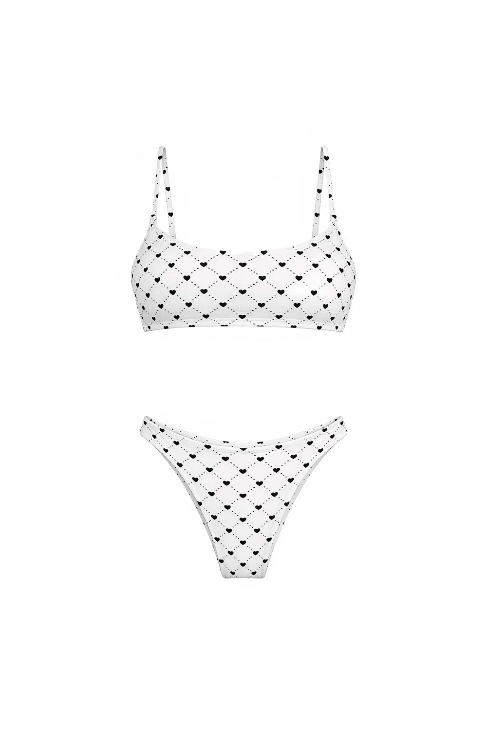 Quande-Sassy Crop Bikini // Qn-919 Tek Alt-Bikini & Mayo-1-milagron.live