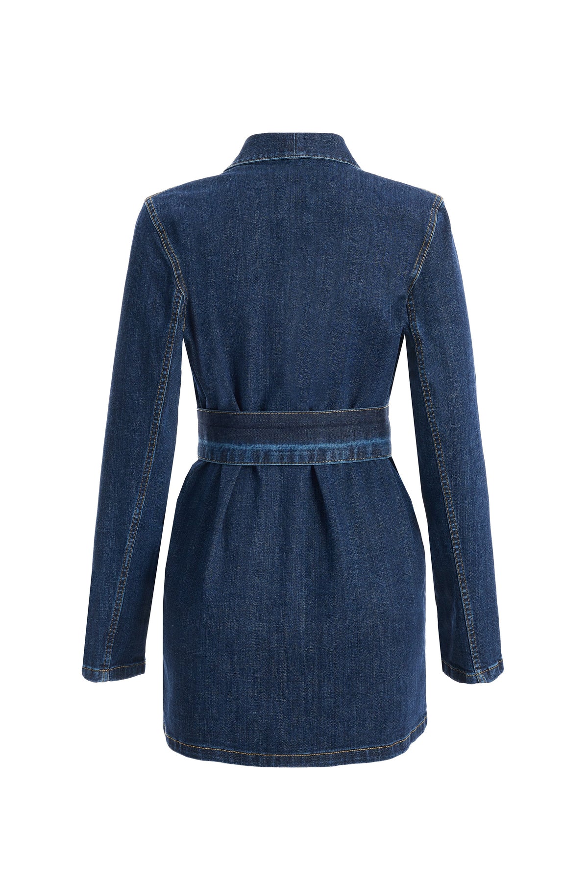 2be4A-Kadın Kargo Cepli Denim Ceket-2-milagron.live