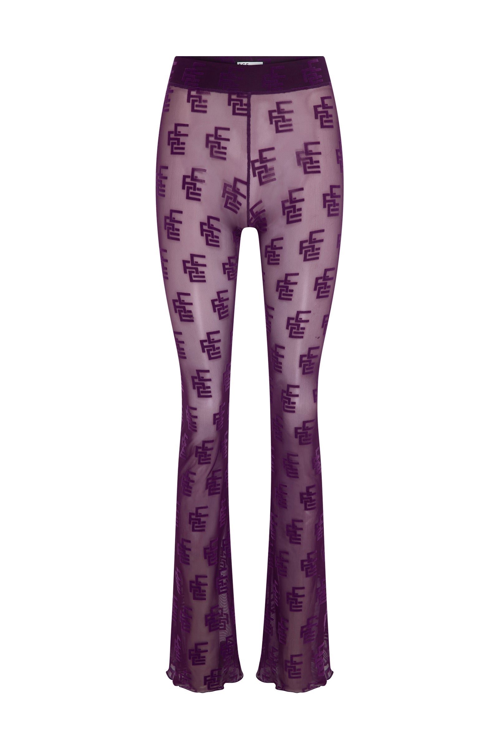 Berry Mesh Pants - 1