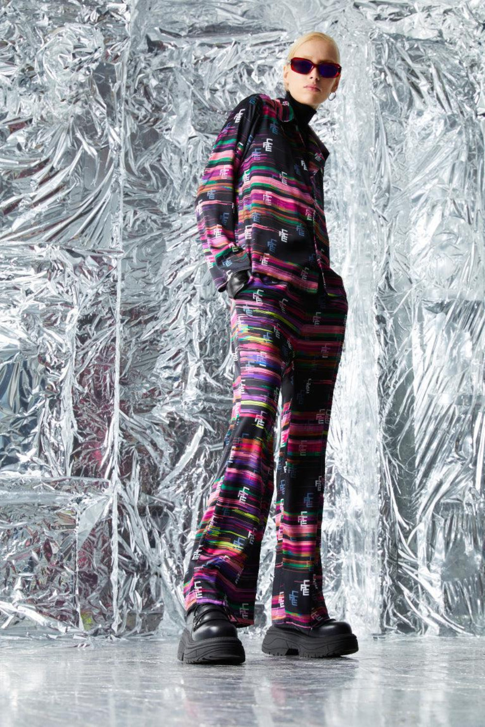 Ace Nayman-Caroline Multicolor Pajama Shirt-Gömlek-1-milagron.live
