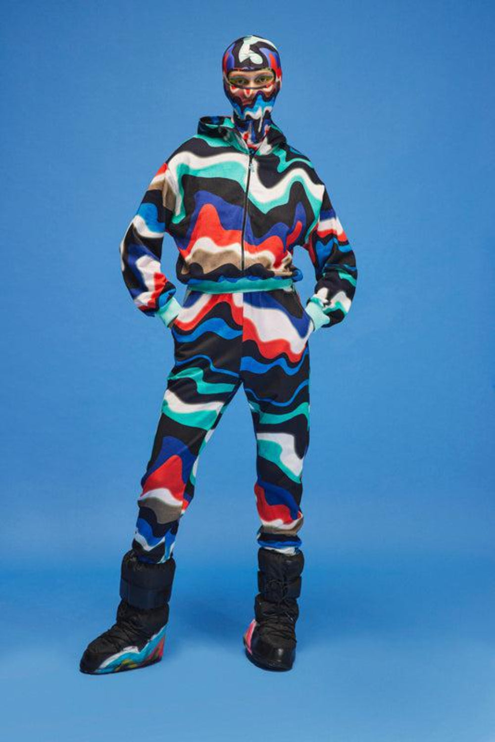 Ace Nayman-Lena Printed Jumpsuit-Bodysuit-1-milagron.live