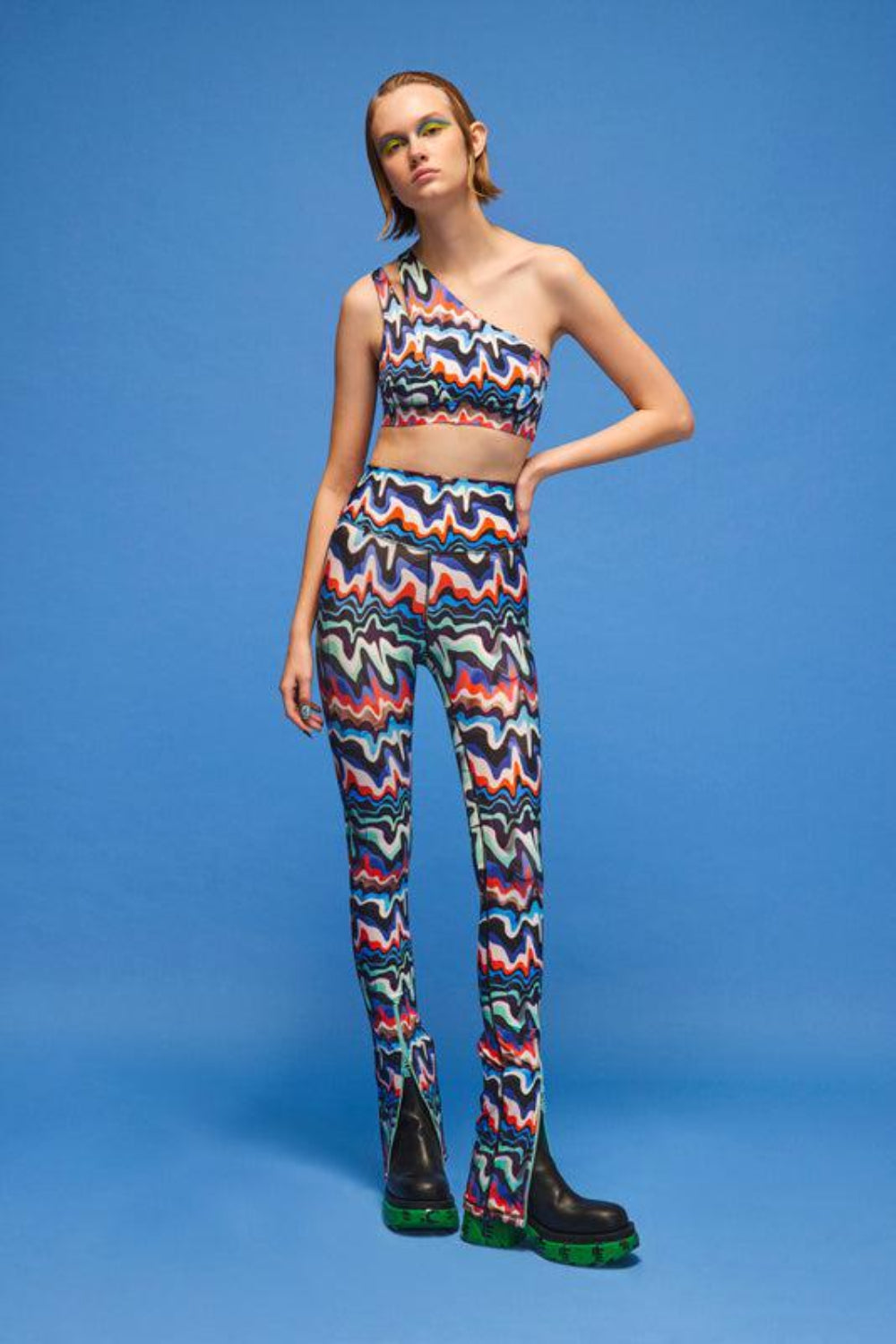 Ace Nayman-Maeve Multicolor Crop Top-Crop Top-1-milagron.live