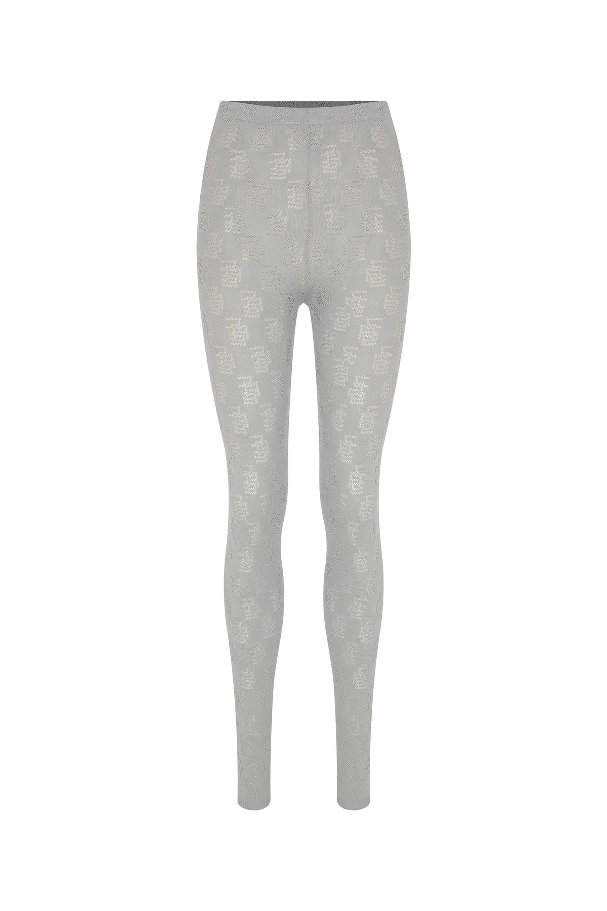 Ace Nayman-Tabitha Monogram Knitted Leggings-Tayt-2-milagron.live