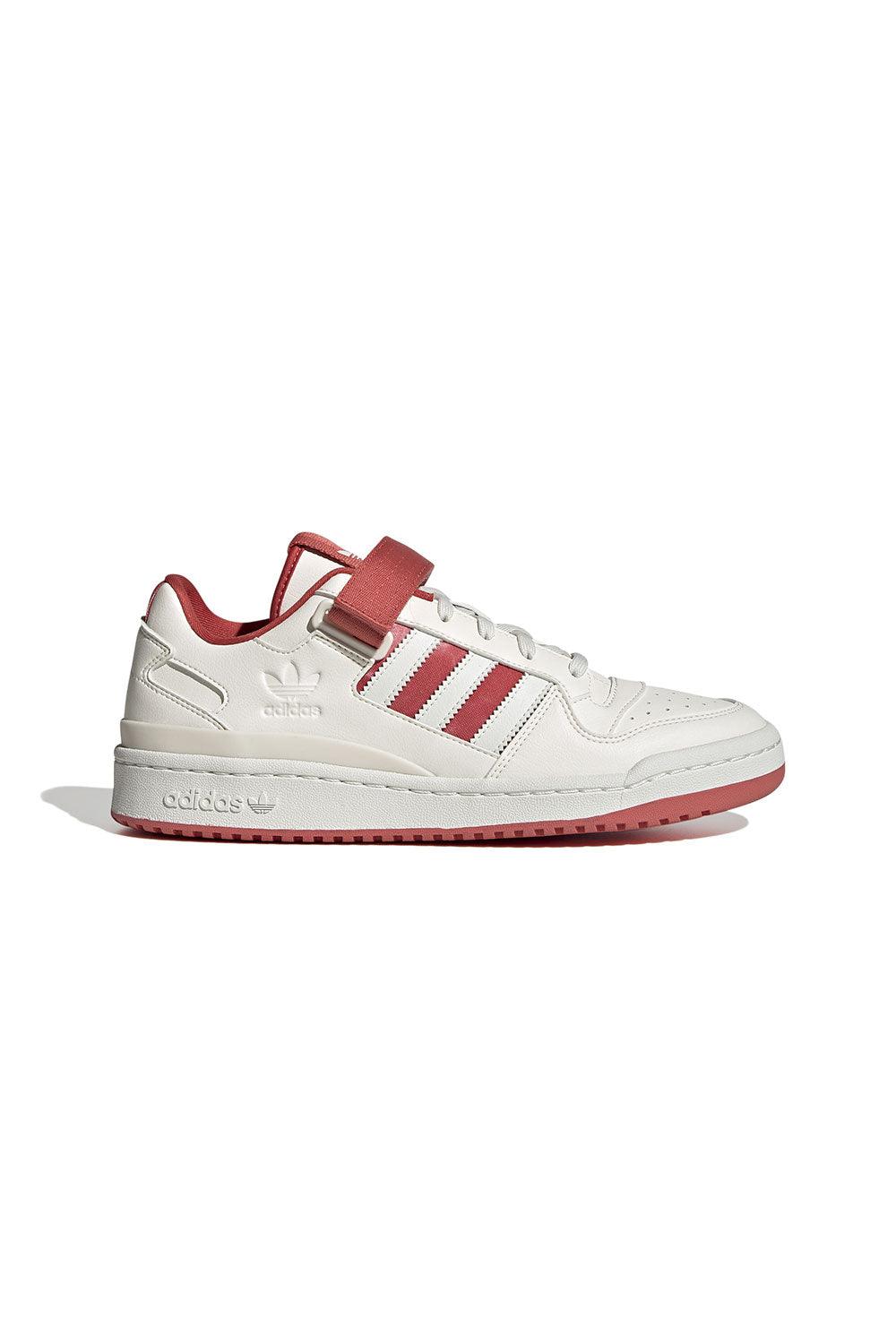 Adidas-Forum Low Chalk White/Crew Red-Sneakers-1-milagron.live
