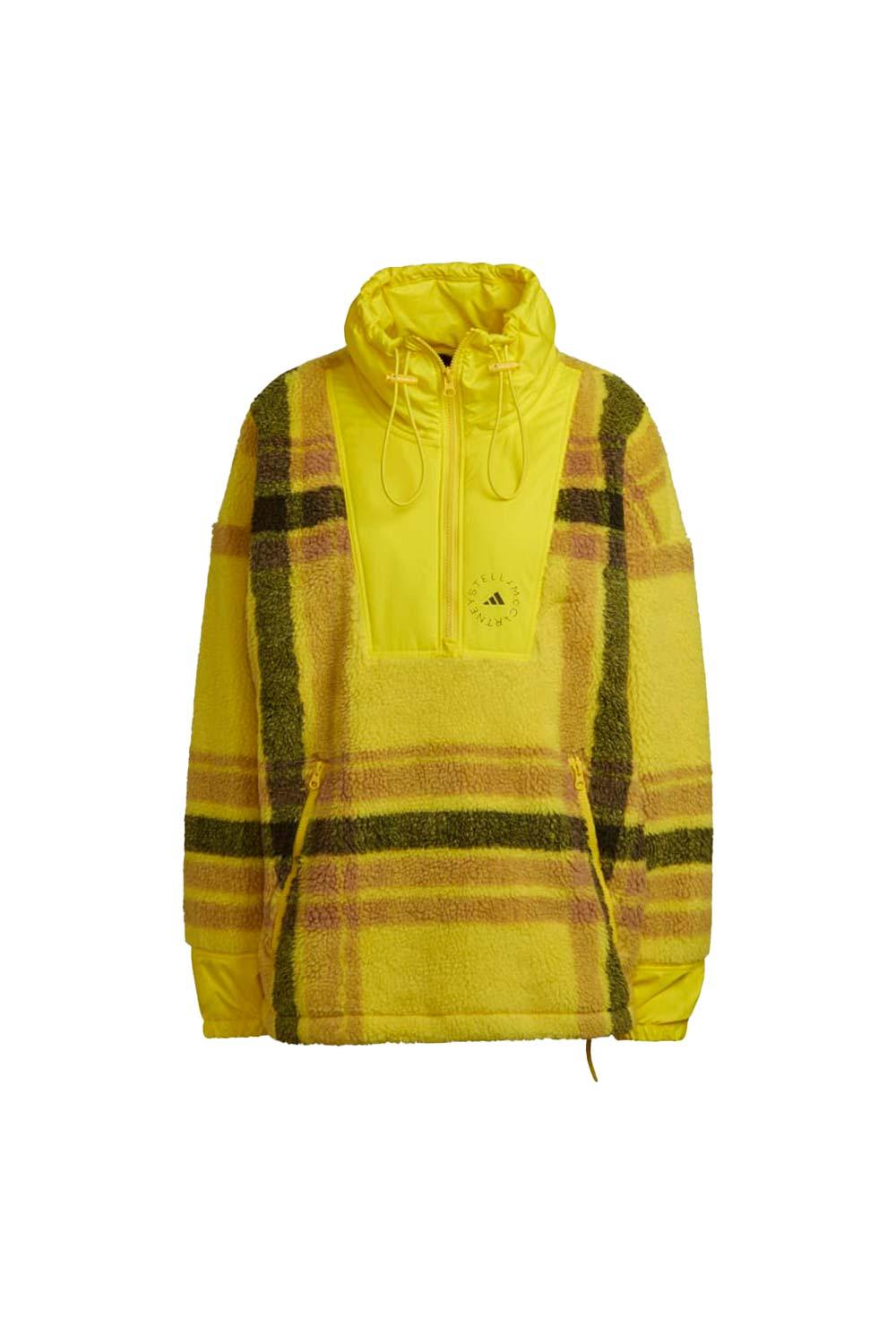 Adidas-Stella McCartney Fleece Jacquard Winter Jacket-Sweatshirts & Hoodies-5-milagron.live