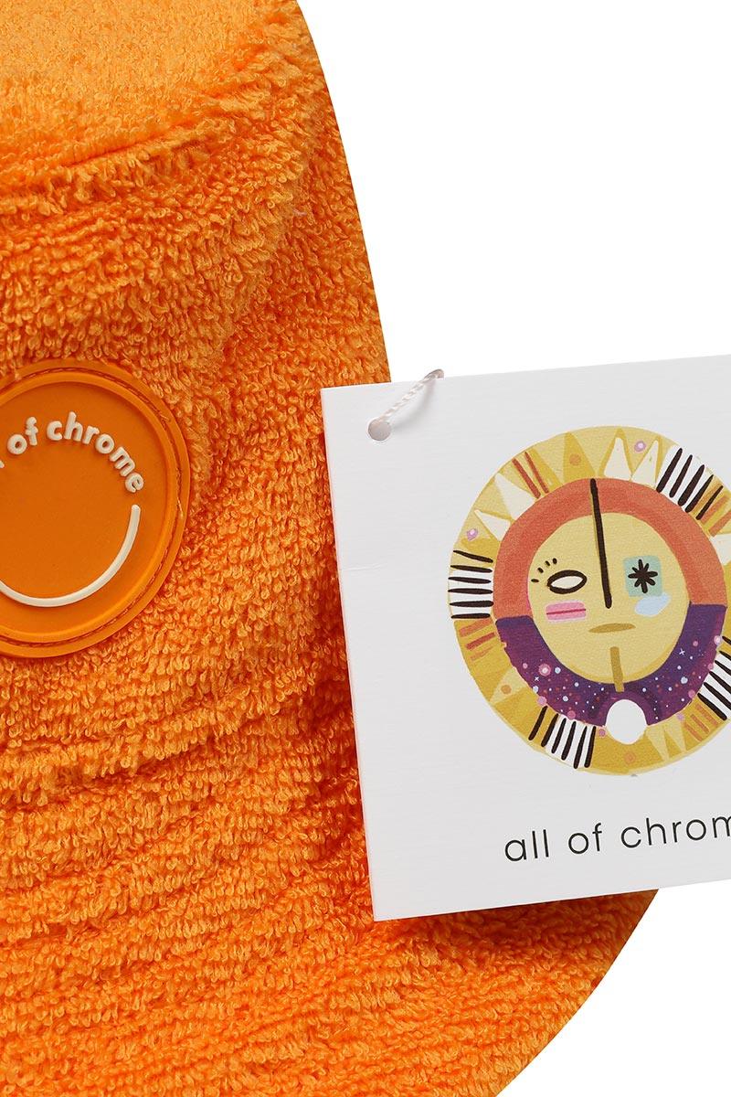 All Of Chrome-Turuncu Havlu Şapka-Bucket Hat-2-milagron.live