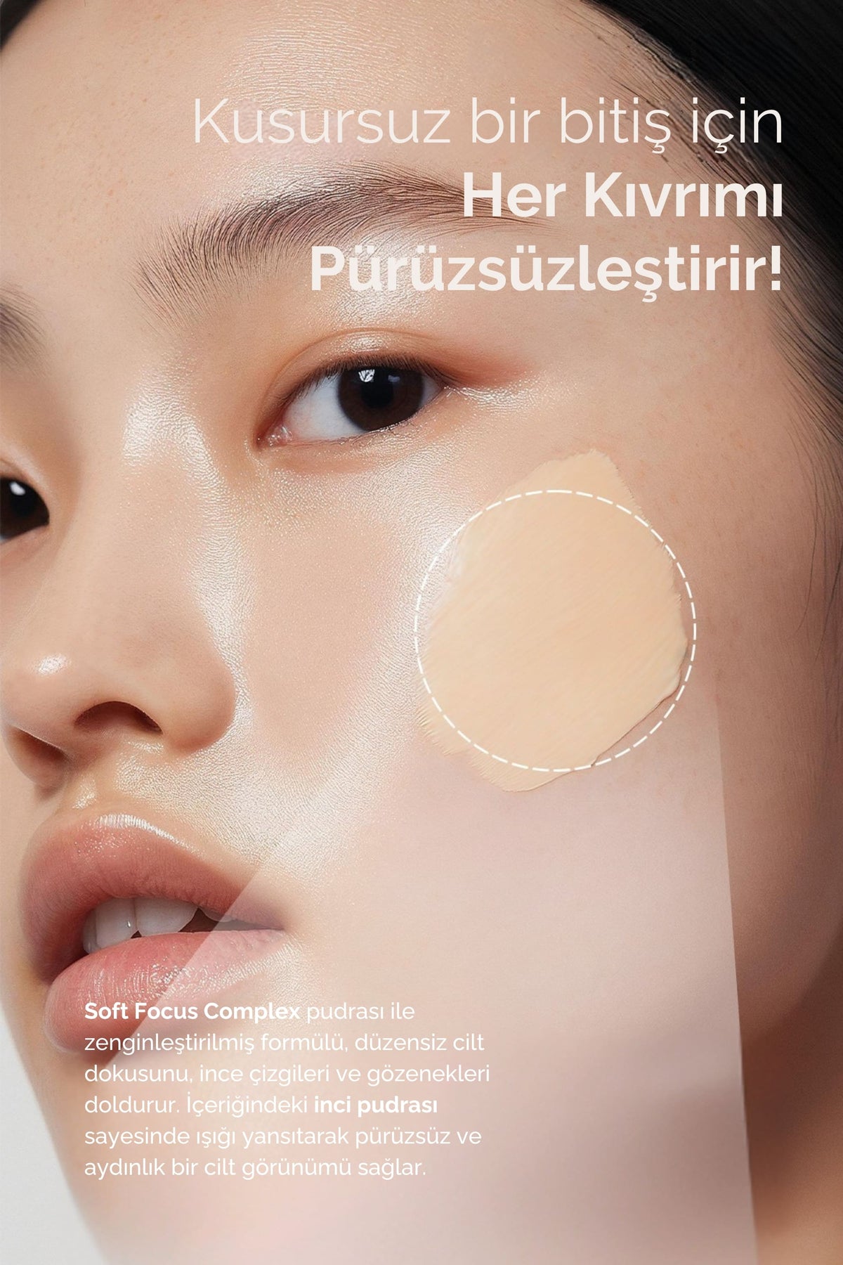 Ariul Ink Feather Perfect Fit Concealer 03 Cream Beige - Spf30 Pa++ 24 Saat Kalıcı Çok Yönlü Kapatıcı