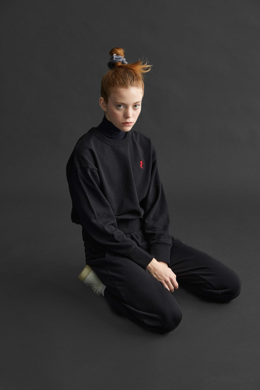 Assemblage Studios-Sweatshirt / Women - Cropped - As Logo Embroidered-Sweatshirts & Hoodies-2-milagron.live