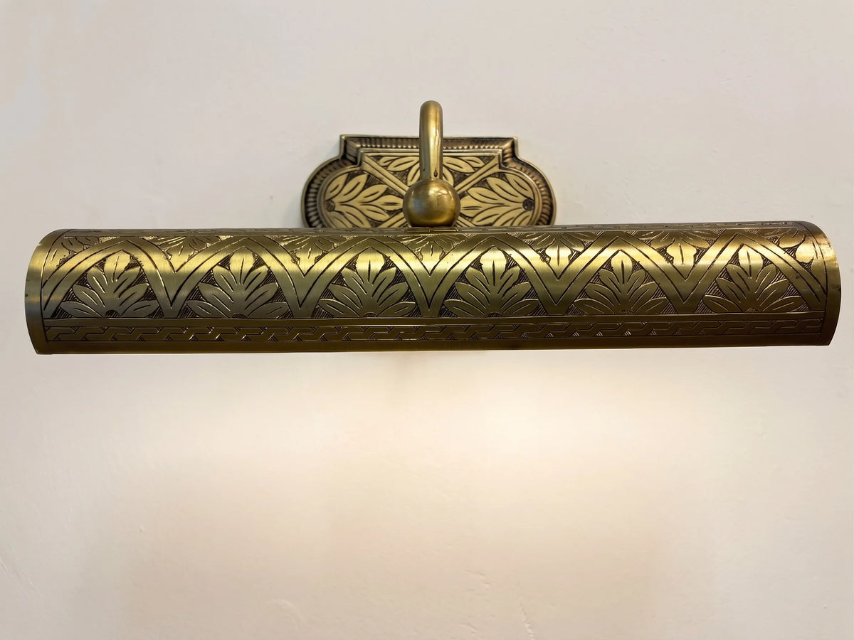 Palme Art Deco Pirinç Tablo Apliği